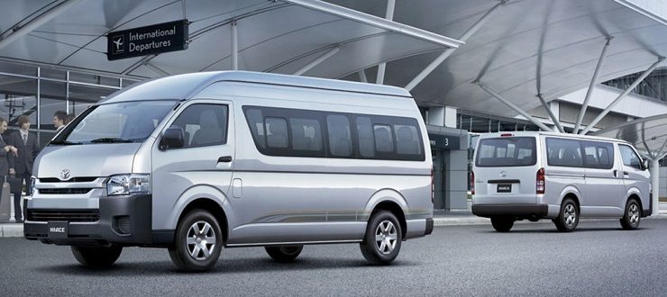 Toyota Hiace Commuter 13 Seater Mini Bus Booking