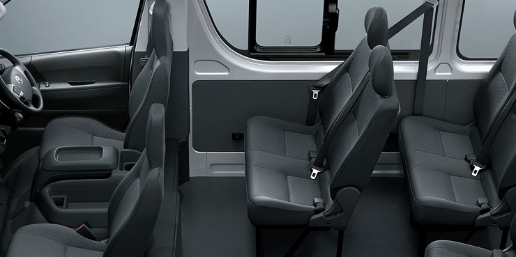 Toyota Hiace Commuter 13 Seater Mini Bus Booking
