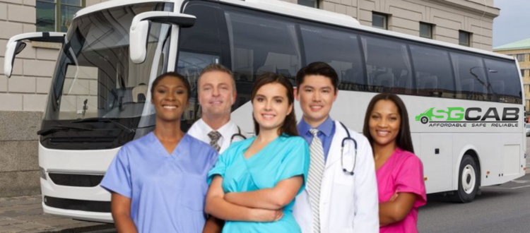 Medical Workers Shuttle Bus Services